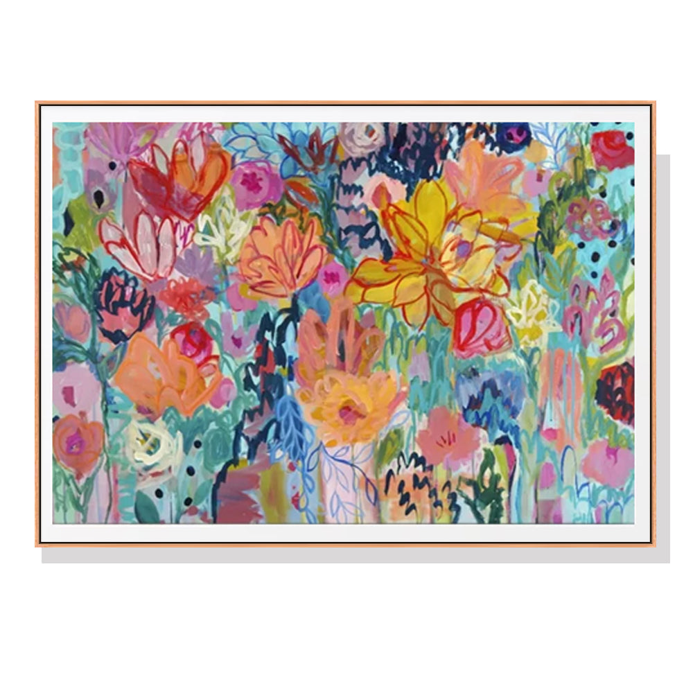 Wall Art 90cmx135cm Carrie Schmitt Wood Frame Canvas