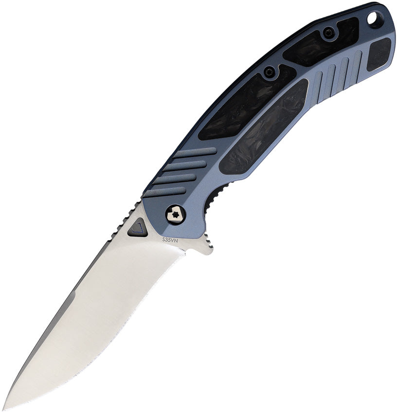 V NIVES Tectonic Linerlock CF Blue