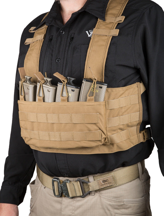 Viking Tactics VTAC MOLLE Chest Rig Coyote