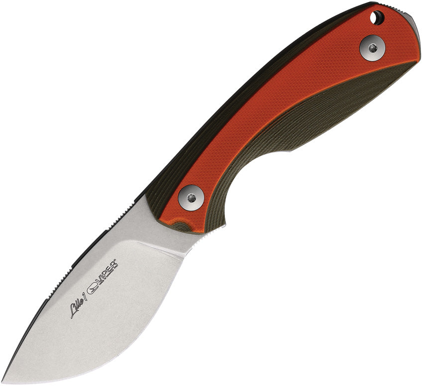 Viper Lille 1 Fixed Blade Org/Grn