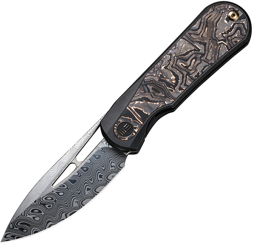 We Knife Co Ltd Baloo Framelock Damascus