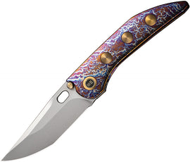 We Knife Co Ltd Attor Framelock Flame