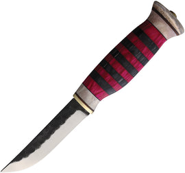 Wood Jewel Fixed Blade Color Stripe