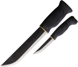 Wood Jewel Big Double Fixed Blade Set