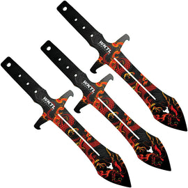 Toro Knives Maximo Throwing Knives Fire