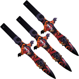 Toro Knives Grito Throwing Knives Fire