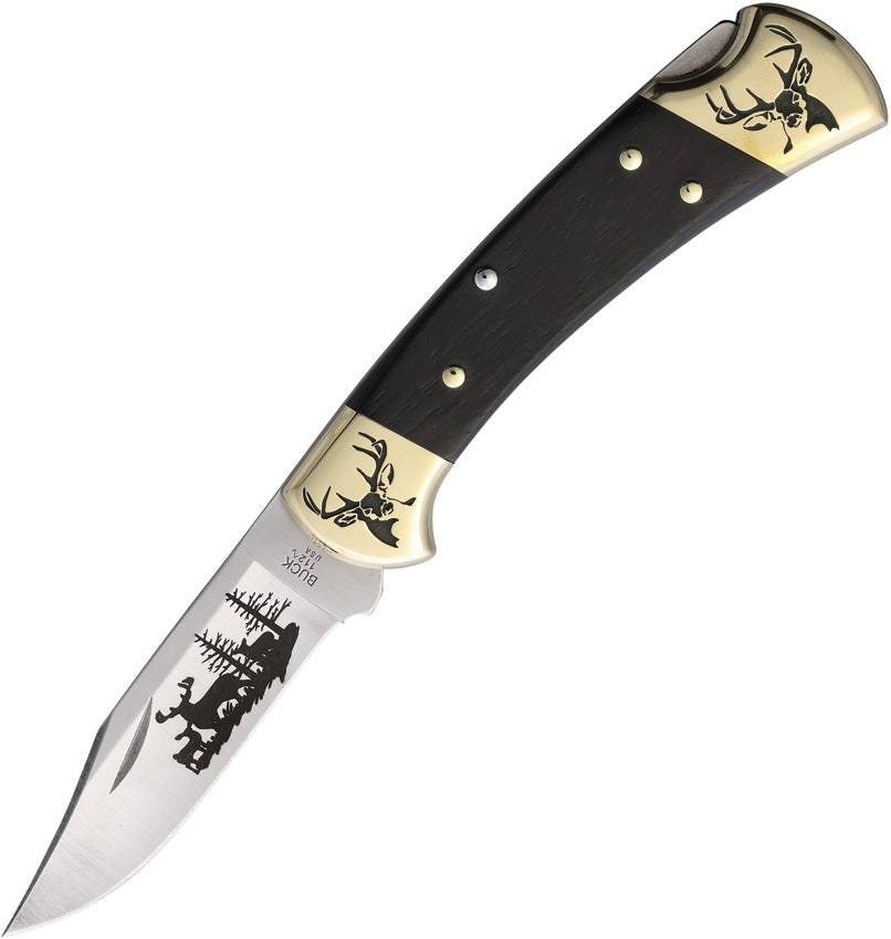 Yellowhorse Custom Buck 112 Lockback Deer