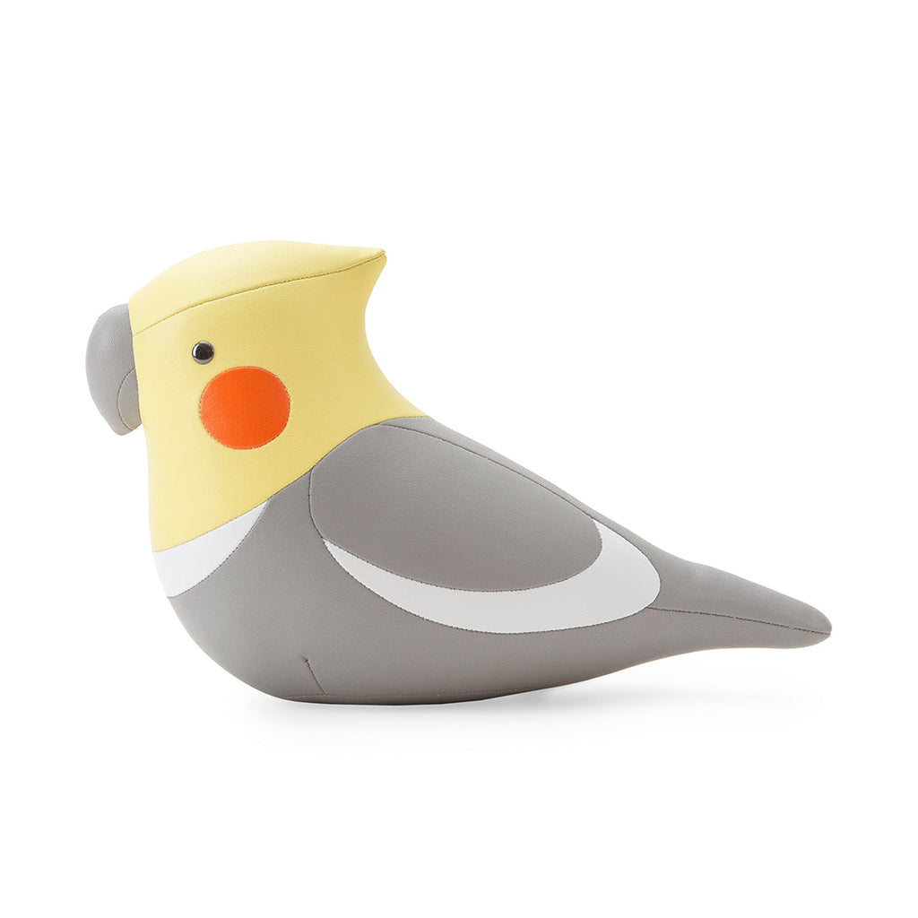 Zuny Bookend Classic Cockatiel Gray