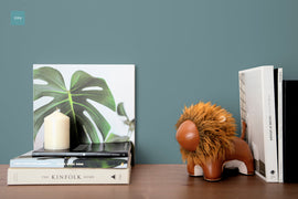 Zuny Bookend Lion Tan