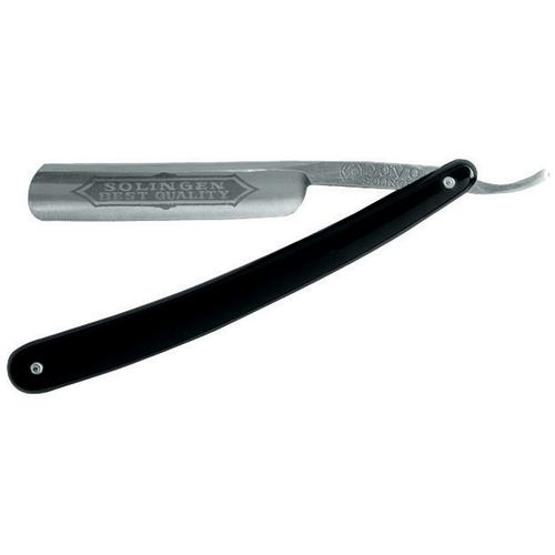 DOVO 5/8IN 101581 BLK HANDLE CUT THROAT RAZOR