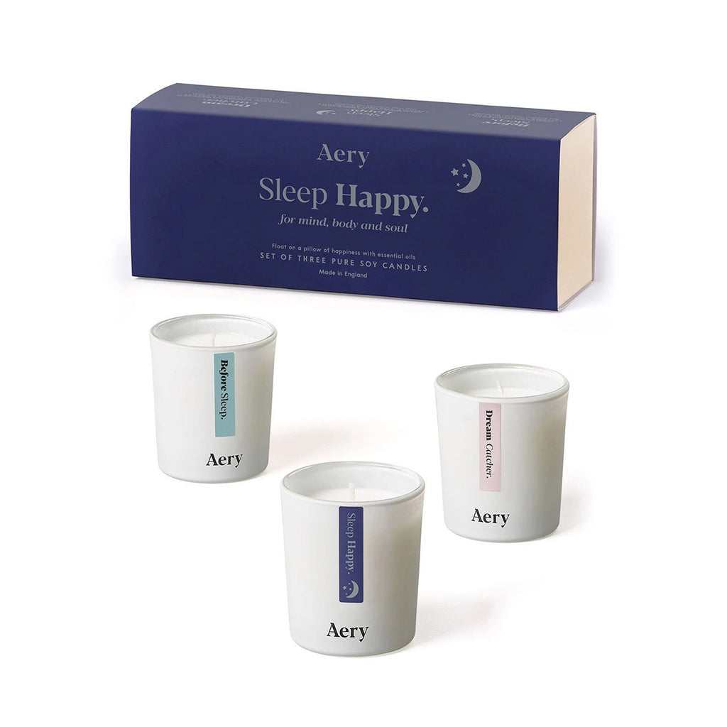 Aery Living Aromatherapy Votive Gift Set Sleep Happy