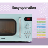 Comfee 20l Microwave Oven 800w Countertop Kitchen 8 Cooking Settings Green | King of Knives Australia