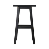 Artiss 2x Bar Stools Kitchen Chairs Wooden Black