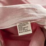 Cosy Club Washed Cotton Sheet Set Pink Brown Single | King of Knives Australia