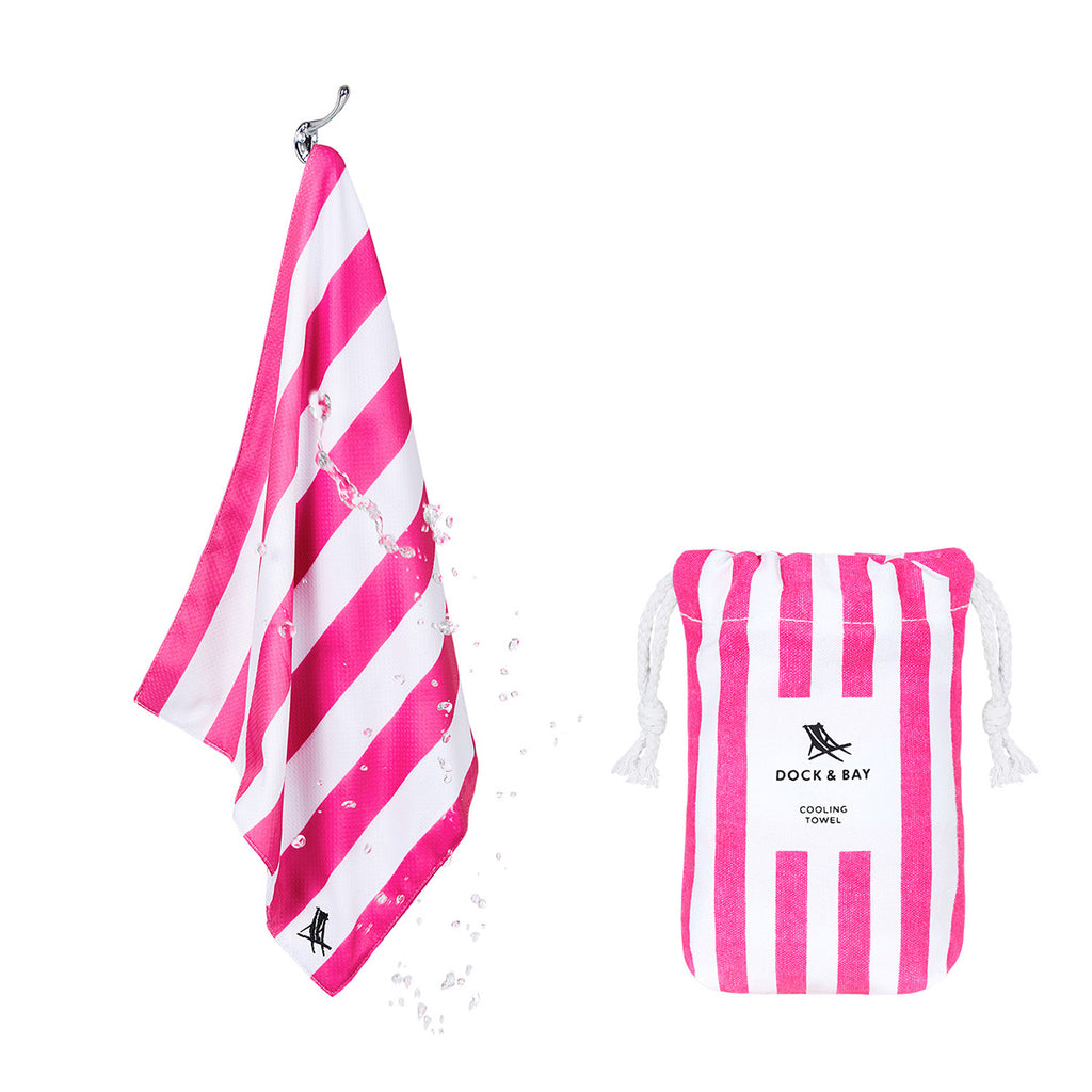 Dock & Bay Cooling Towel Cabana Collection - Phi Phi Pink