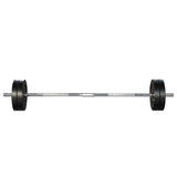 48KG Barbell Weight Set Plates Bar Bench Press Fitness Exercise Home Gym 168cm