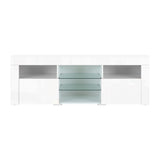 Artiss Entertainment Unit TV Cabinet LED 160cm White Bobi