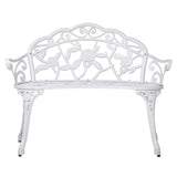 Gardeon Victorian Garden Bench White