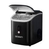 Devanti Portable Ice Maker Machine Nugget Ice Cube 15kg Bar Countertop | Small Home Appliances | King of Knives Australia