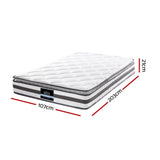 Giselle Bedding 21cm Mattress Pillow Top King Single