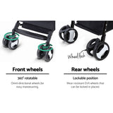 i.Pet pet stroller large black with 4 wheels for dogs and cats | Available at King of Knives e-store