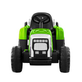 Rigo Ride On Car Tractor Trailer Toy Kids Electric Cars 12V Battery Green