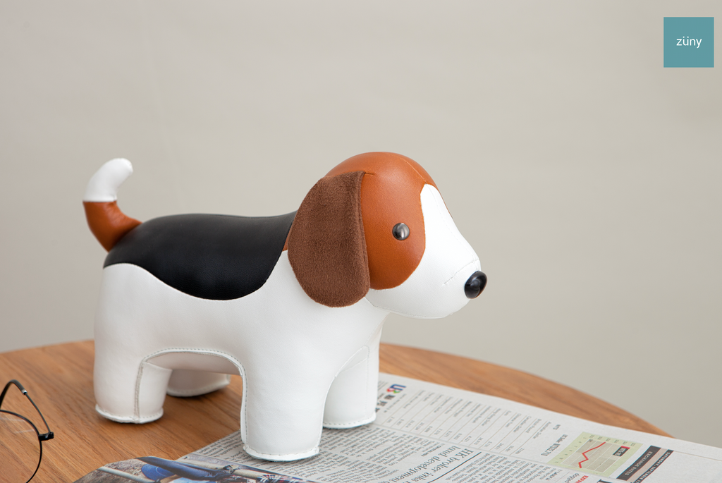 Zuny Bookend Classic Beagle Tan