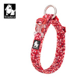 Floral Dog Collar Poppy Red M | King of Knives Australia