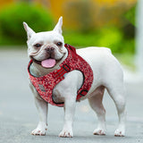 Floral Doggy Harness Red XL