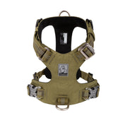 True Love Lightweight army green 3M reflective dog harness large | Available at King of Knives e-store