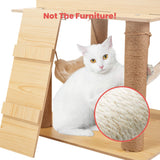 FLOOFI 130cm Wooden Cat Tree | King of Knives Australia