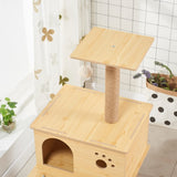 FLOOFI 130cm Wooden Cat Tree | King of Knives Australia