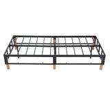 Metal Bedframe Mattress Foundation (Light Grey) - Double