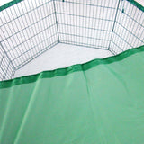 Paw Mate Green Net Cover for Pet Playpen 30in Dog Exercise Enclosure Fence Cage