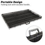 Paw Mate Wire Dog Cage Foldable Crate Kennel 24in with Tray