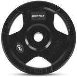 CORTEX 80kg Tri-Grip 50mm Olympic Plate Set