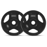 CORTEX 90kg Tri-Grip Olympic Plate Set 50mm