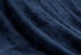 Lucia Luxury Plush Velvet Blanket Super King Navy Blue | Ardor Boudoir Beddings