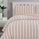 Cove TEXTURED ROSE DUST QUILT COVER SET - KING