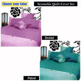 Phase 2 Scrunchie Orchid Quilt Cover - Queen Size | Beddings | King of Knives