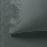 1000TC Ultra Soft Super King Size Bed Charcoal Flat & Fitted Sheet Set | King of Knives Australia