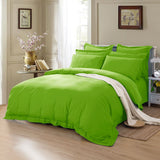 1000TC Tailored Double Size Green Duvet Quilt Cover Set