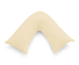 1000TC Premium Ultra Soft V SHAPE Pillowcase - Yellow Cream