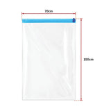 Vacuum Bags Clothes Sealed Clothing Bag Travel Compact Storage Space Saver x12