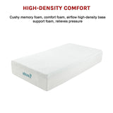 Palermo King Single Mattress 30cm Memory Foam Green Tea Infused CertiPUR Approved