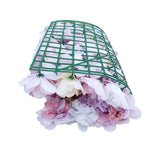 Artificial Flower Wall Backdrop Panel 40cm X 60cm Mixed Pink & White Flowers