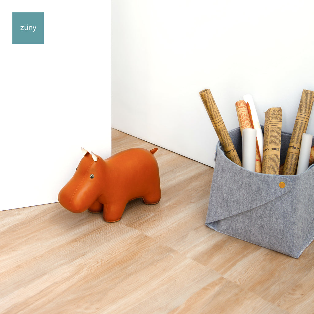 Zuny Doorstop Classic Hippo Tan